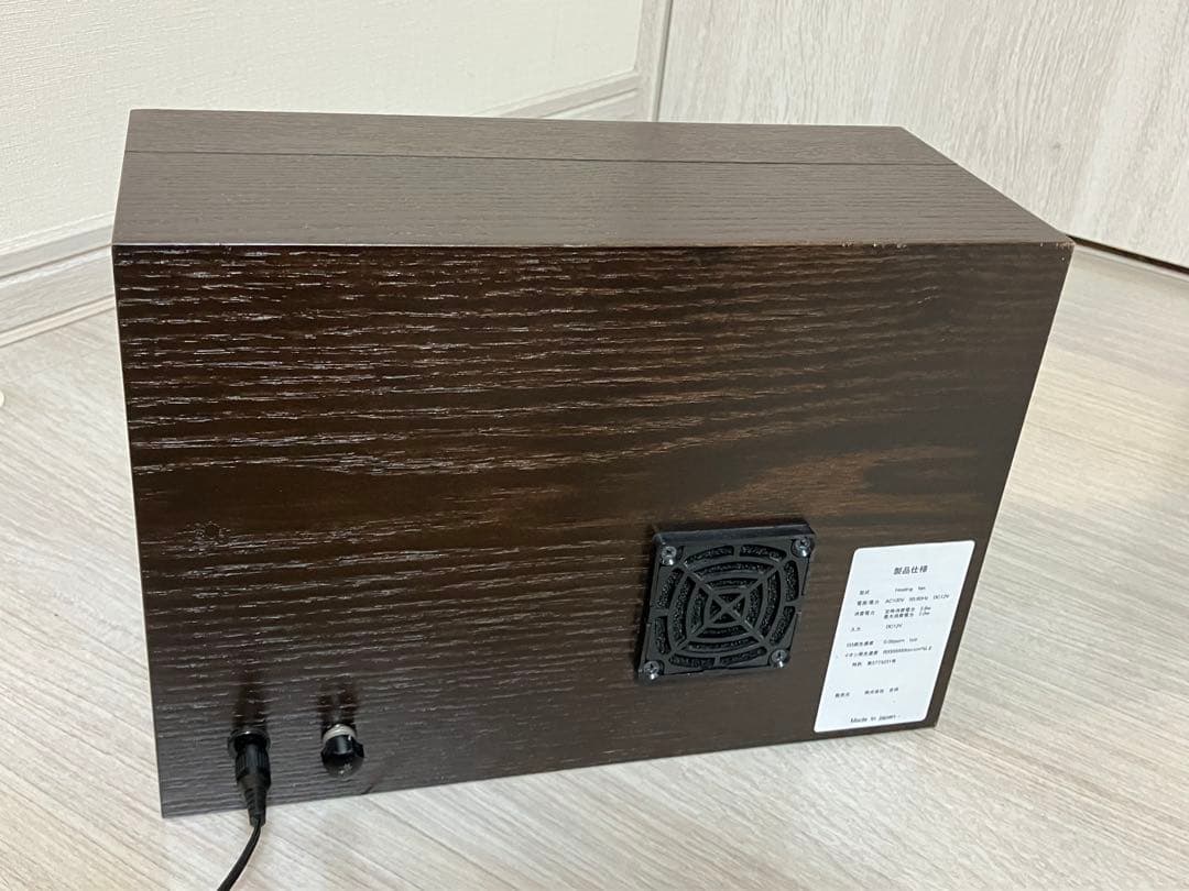 マイナスイオン 6000万個以上放出 ヒーリング ファン 特許 史上最強イオン