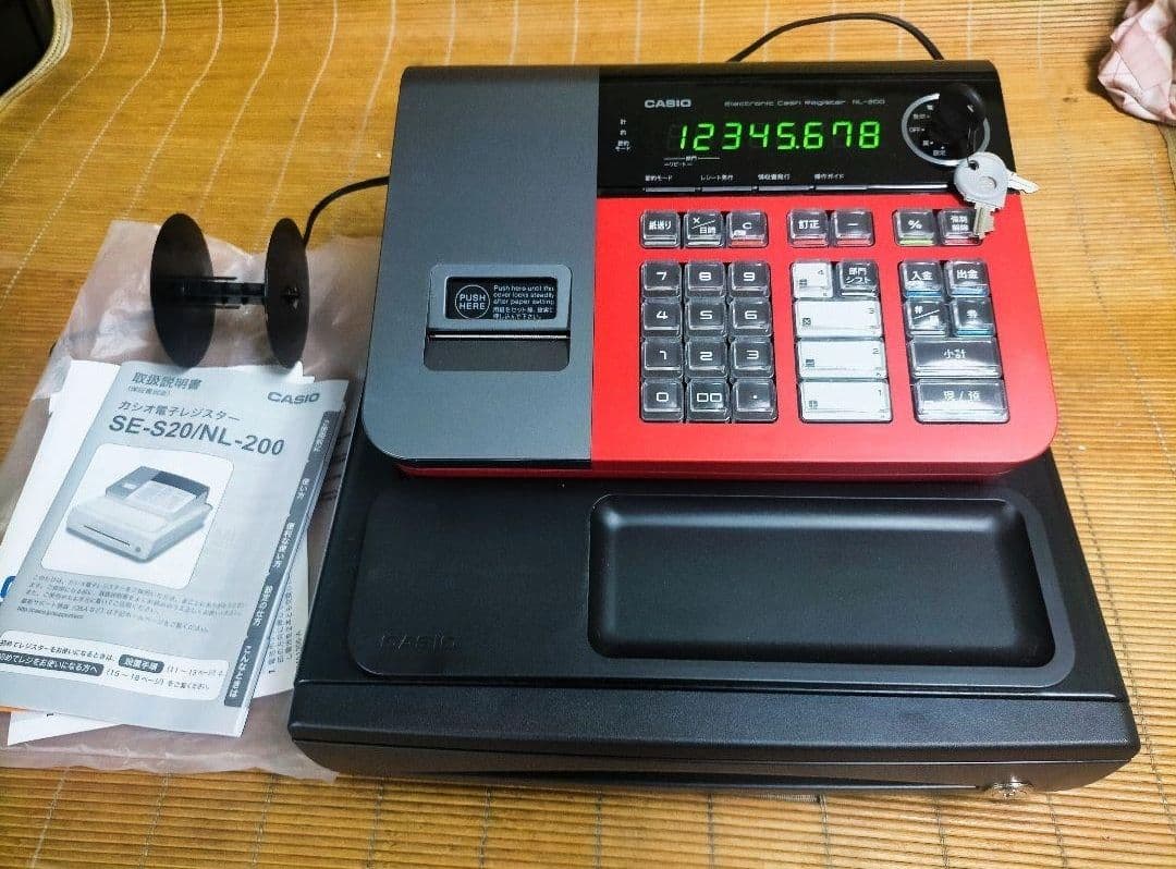 カシオレジスター　SE-S20/NL200　人気機種　送料無料　707100