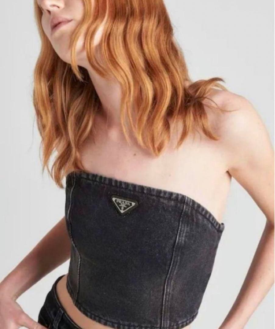 PRADA ベアトップ ブラック38