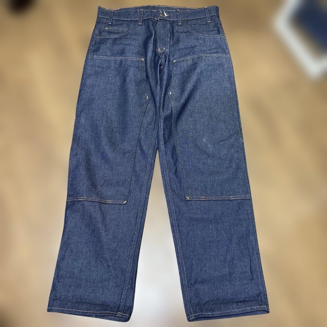 PRISON BLUES ダブルニー　デニムパンツ　w36 超美品