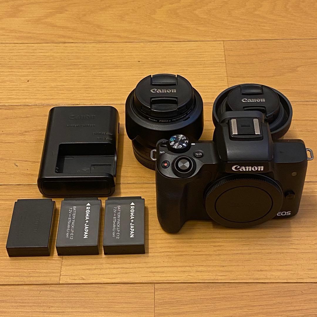 EOS Kiss M ダブルレンズキット ミラーレス一眼