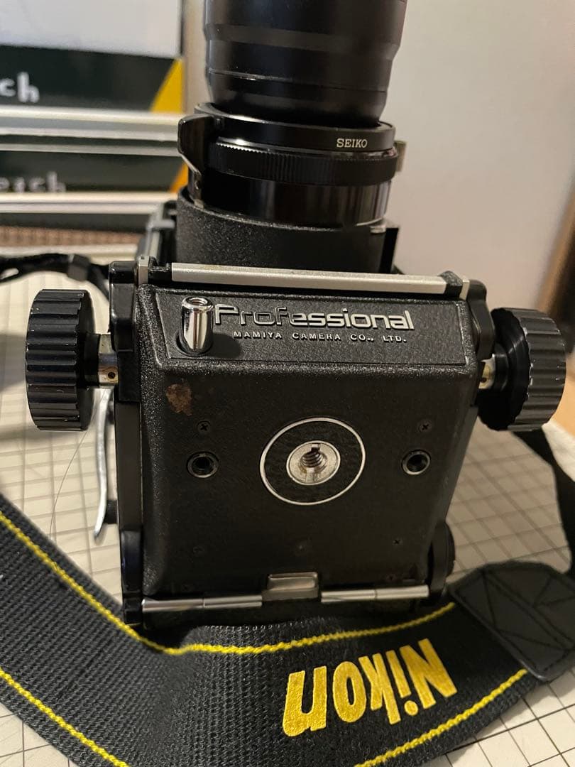 MamiyaC330 Super 180mm f/4.5 ファインダー グリップ