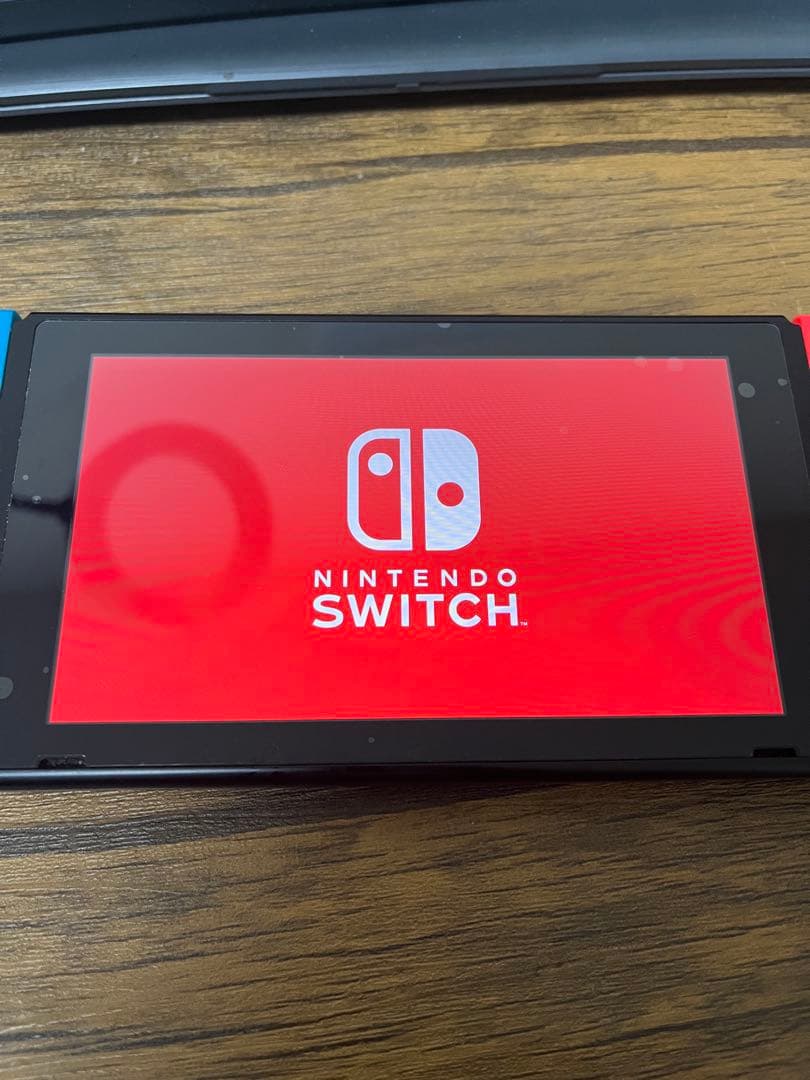 Nintendo Switch 青/赤 本体 充電器・ゲーム5本付き