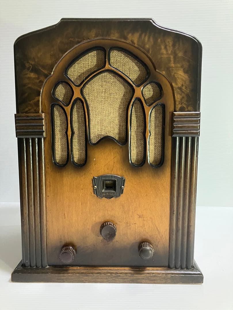 真空管ラジオ　完動品　外部入力端子付き