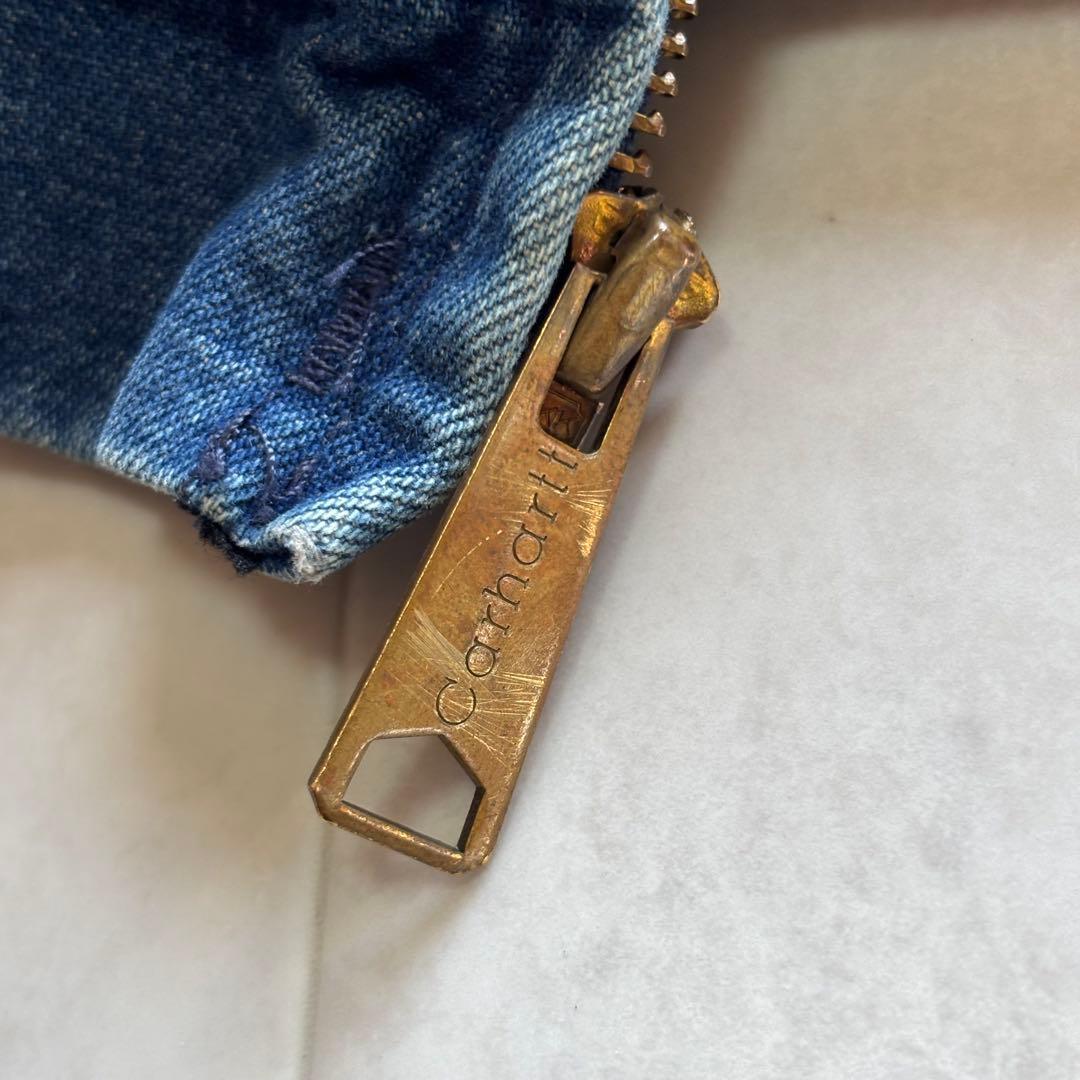 【Vintage】カーハート デニム アクティブジャケット 裏地付き 00s