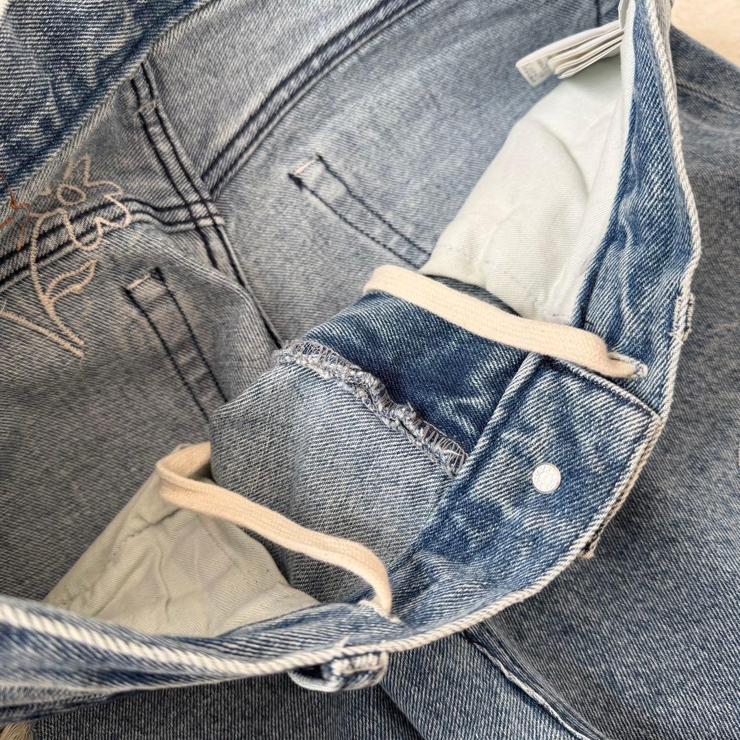 25AW Freada フリーダ チェーンステッチ ワイドデニム