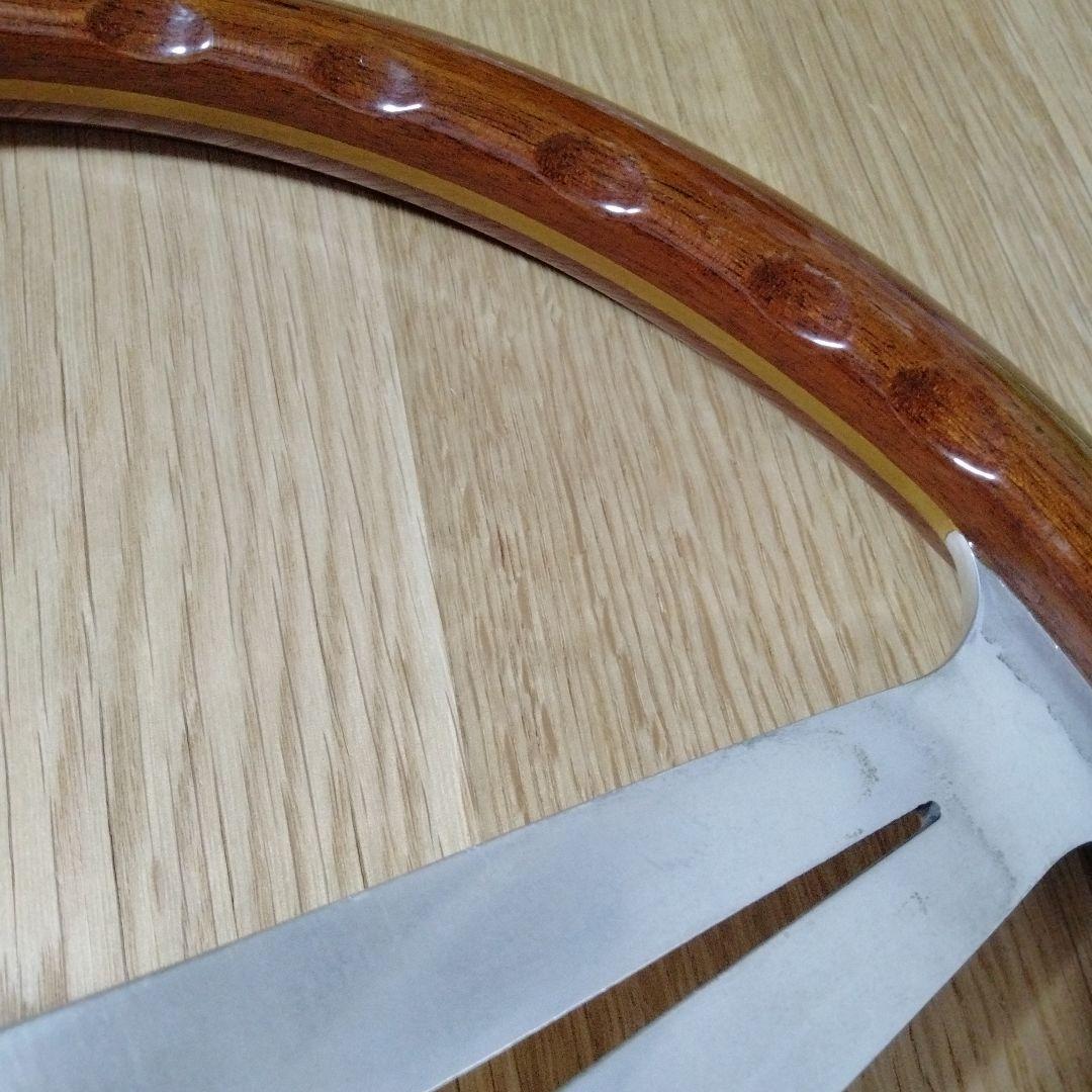 【80'S】NARDI ナルディ　クラシックウッド　ステアリングホイール　当時物