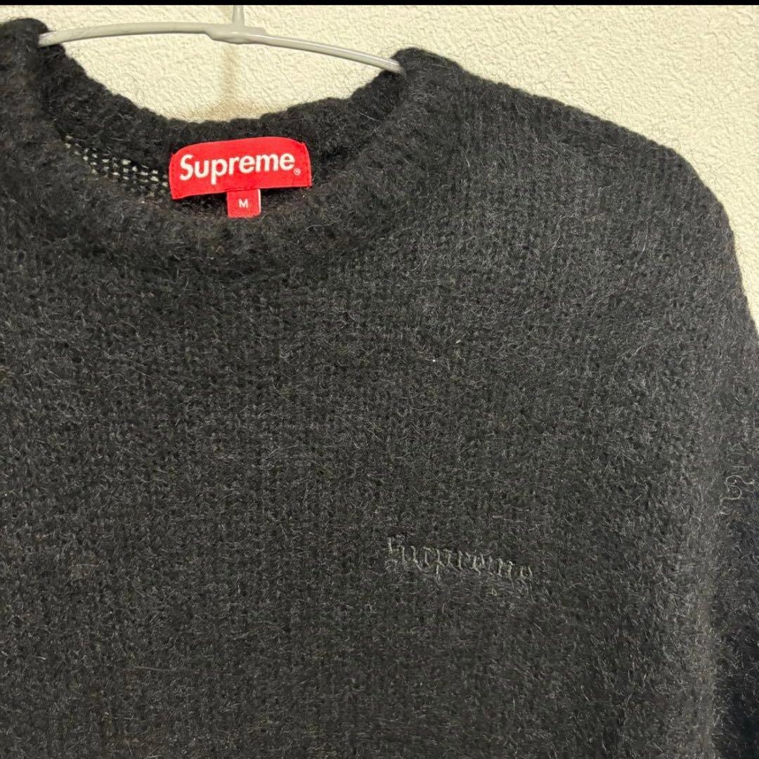 Supreme モヘアニット Mohair Sweater 22AW ブラック
