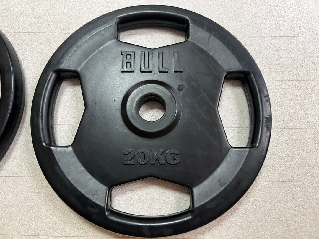 BULL ラバープレート　20KG 2枚セット
