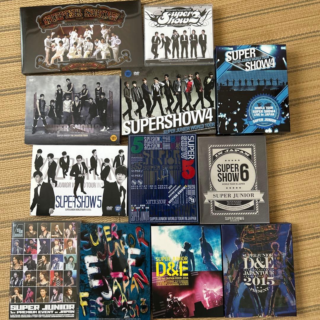 SUPERJUNIOR SUPERSHOW他 DVD blu-rayまとめ売り