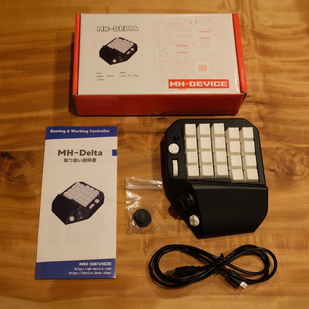 【右手用】MH-DELTA フリップ ブラック 左利き