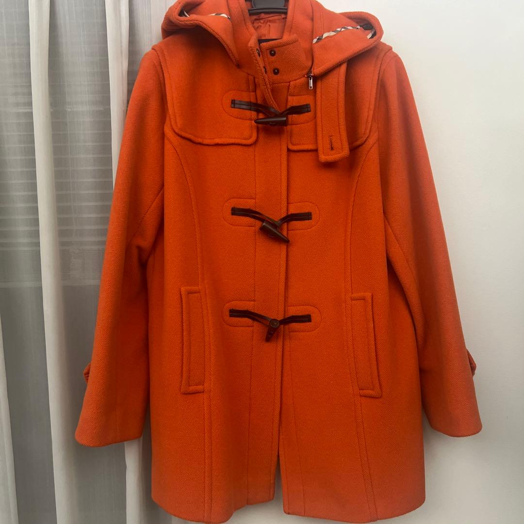 BURBERRY ダッフルコート オレンジ 2XL 90%以上 オフ バーバリー