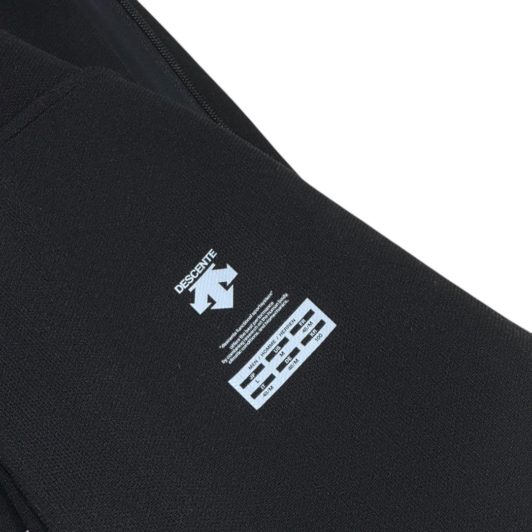DESCENTE ALLTERRAINフュージョンニット　パーカー　ブラック　L