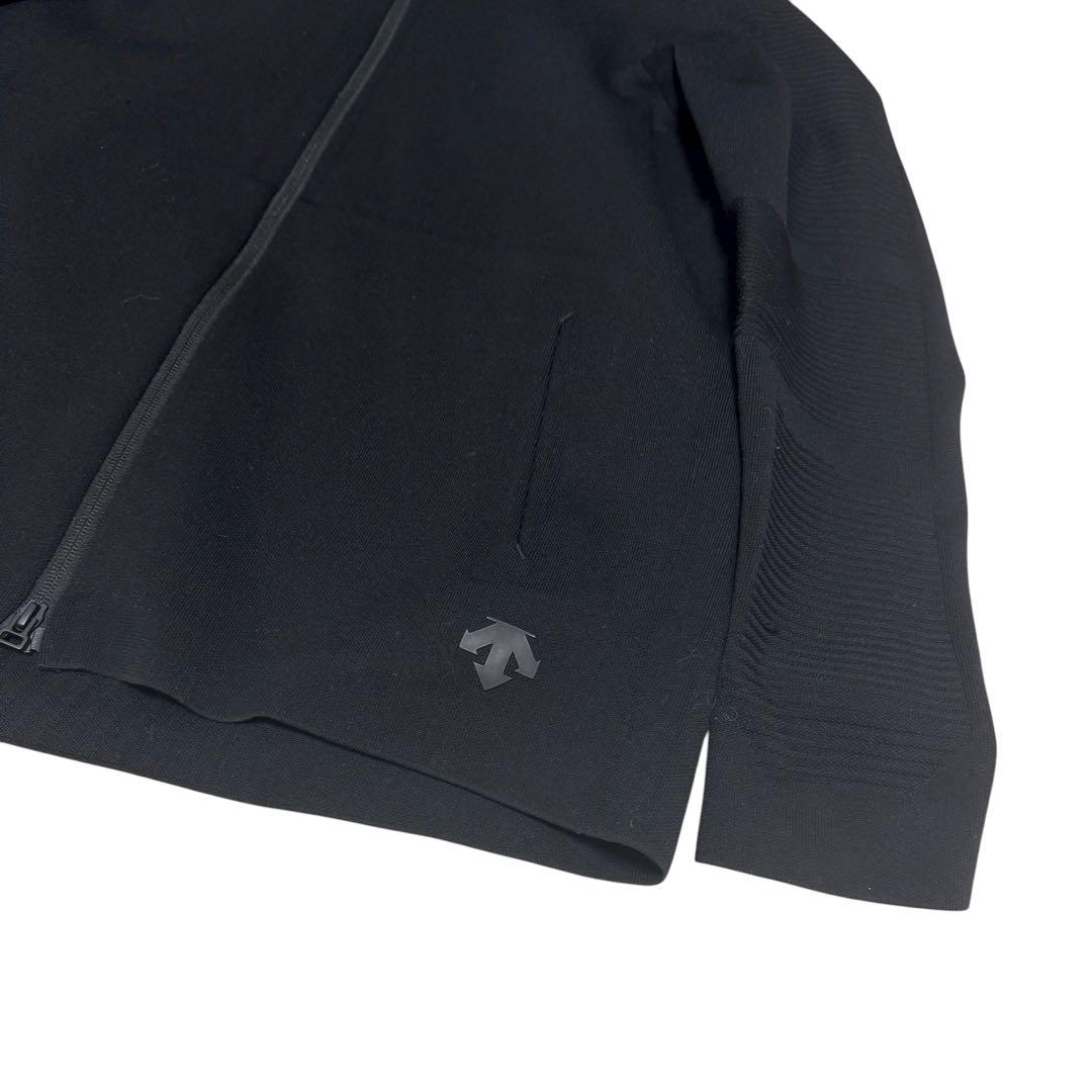 DESCENTE ALLTERRAINフュージョンニット　パーカー　ブラック　L