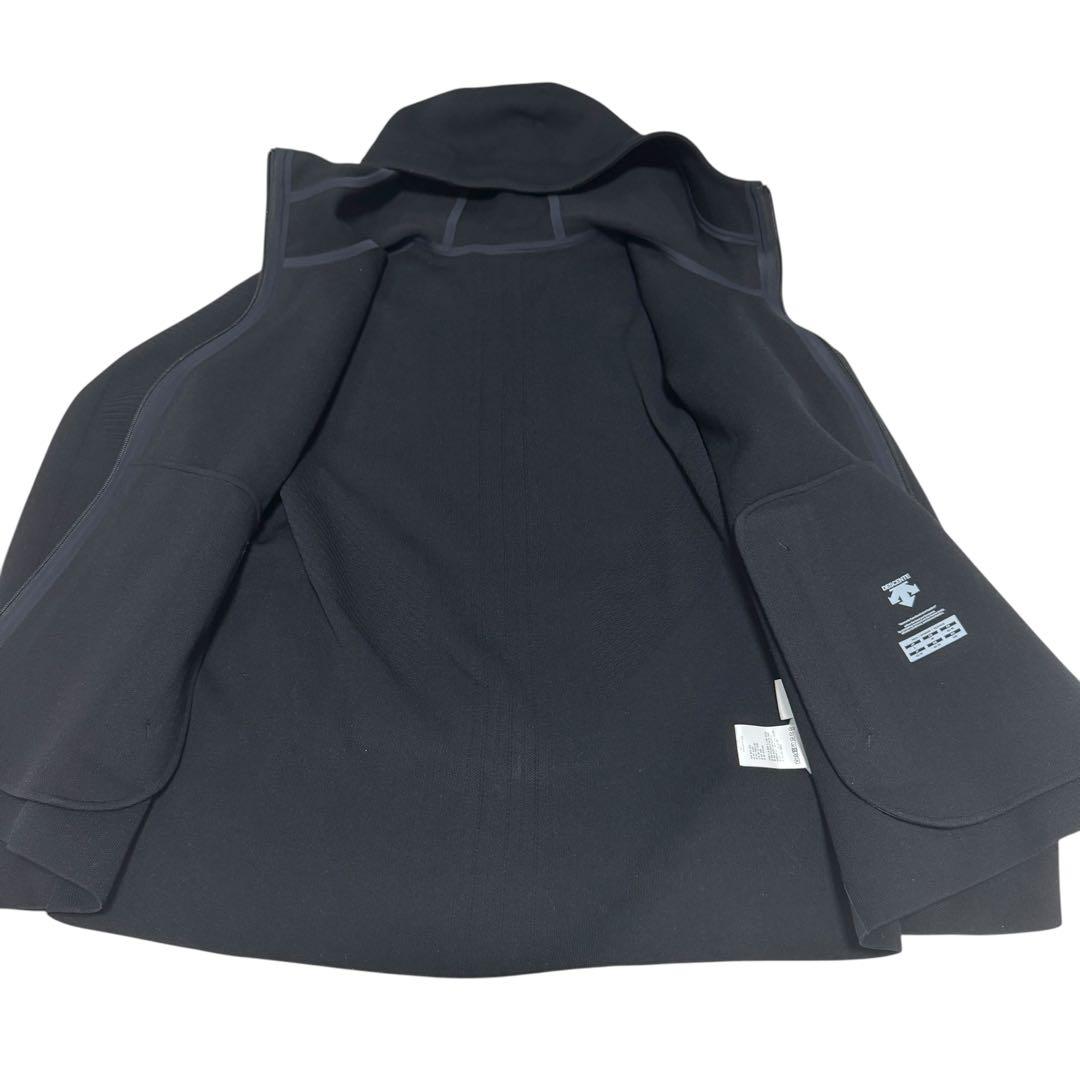 DESCENTE ALLTERRAINフュージョンニット　パーカー　ブラック　L