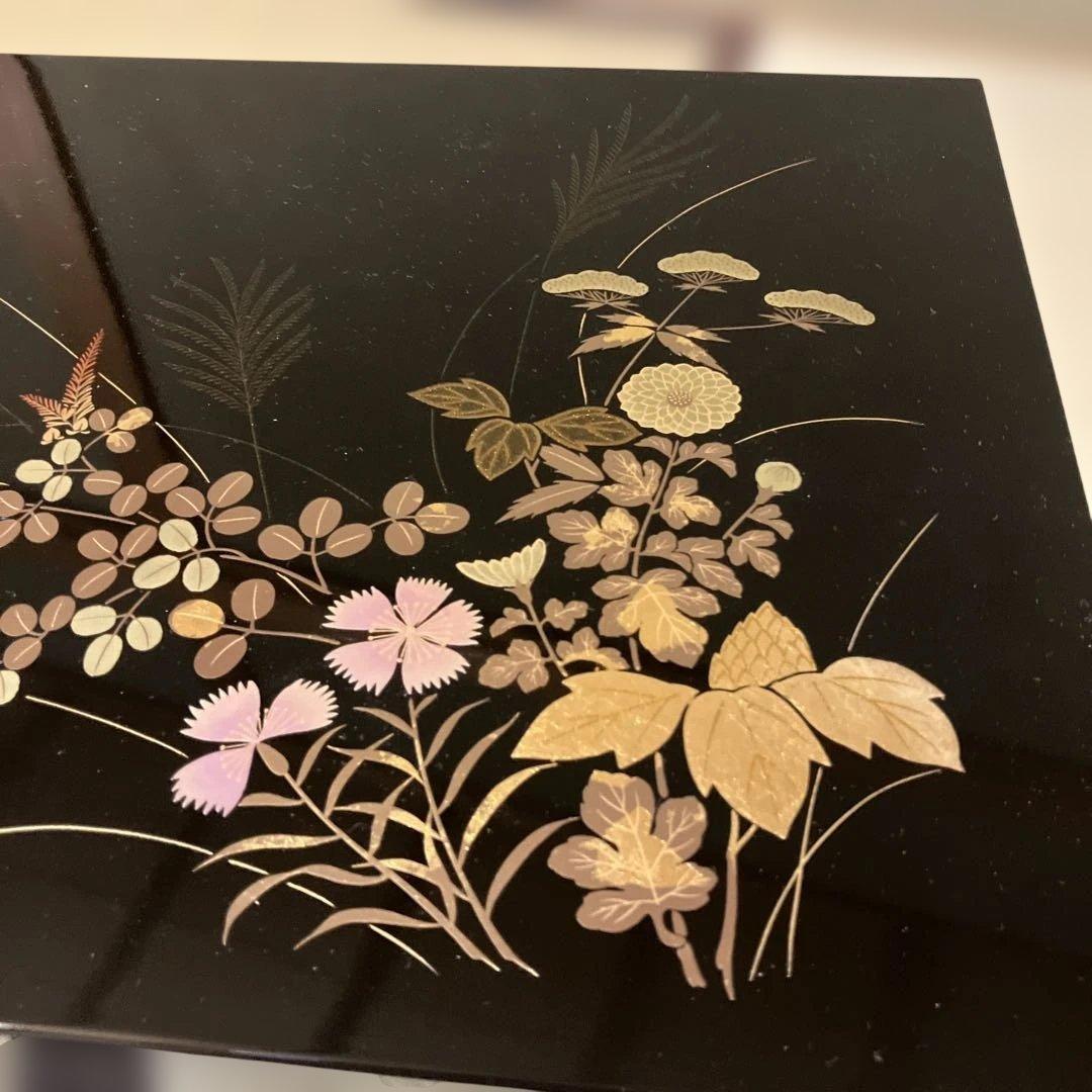 ◆会津塗　漆器　収納2つ引き出し◆166