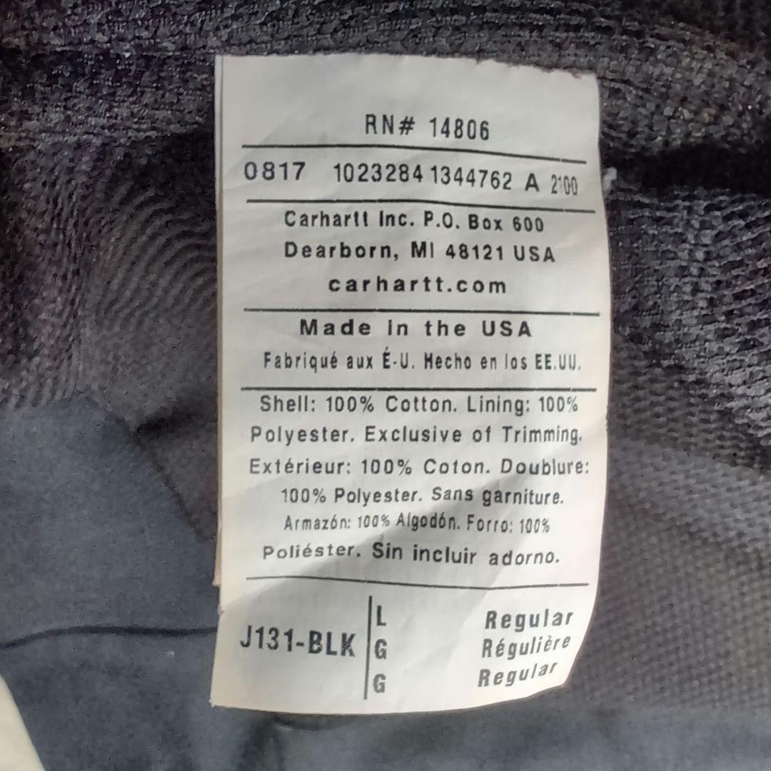 USA製　carhartt　カーハート　 J131　ダックアクティブジャケット