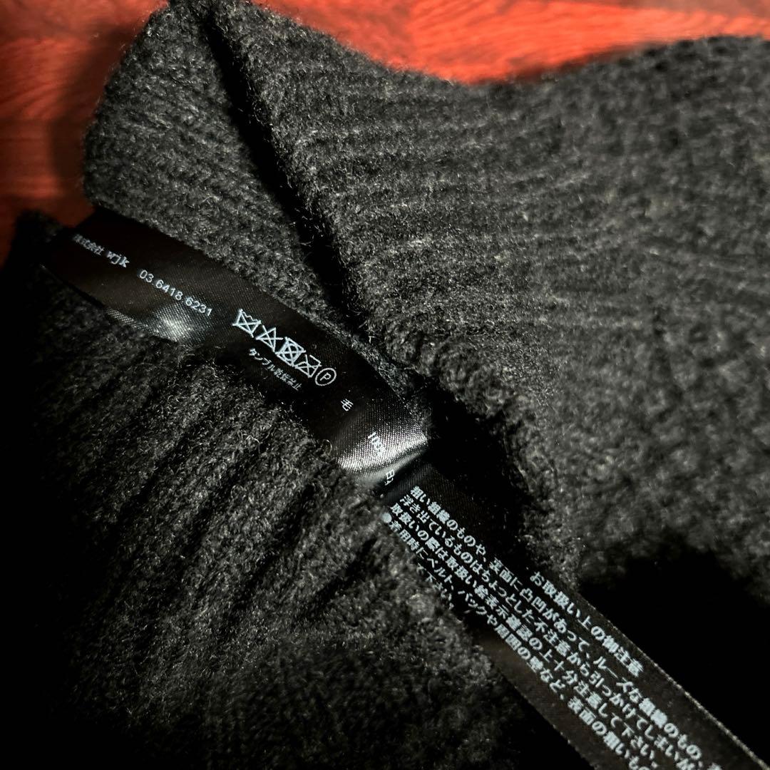 綺麗美品　超肉厚　wjk ハードワッフル　ハイネックニット　セーター　L