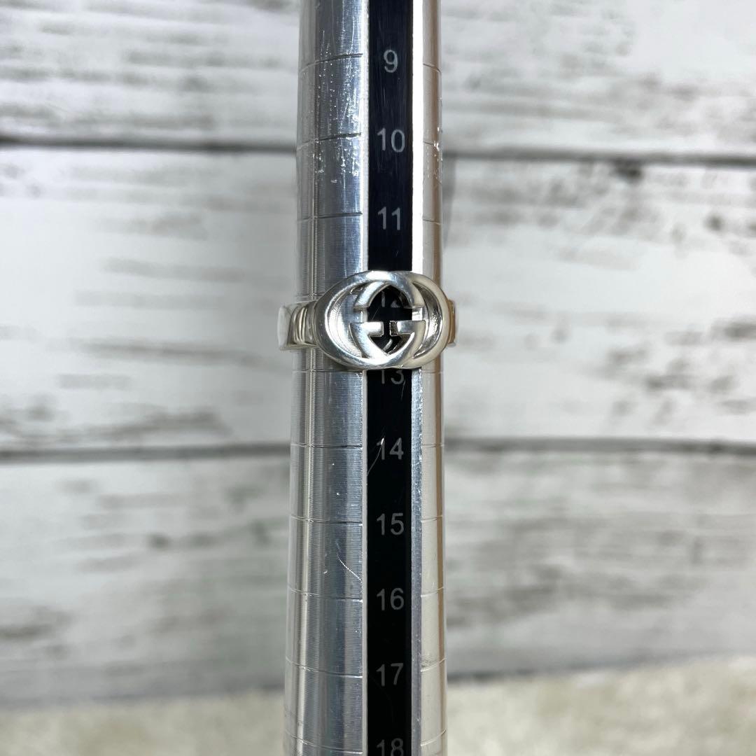 GUCCIグッチ インターロッキングGGリング 12号　メンズ/レディース