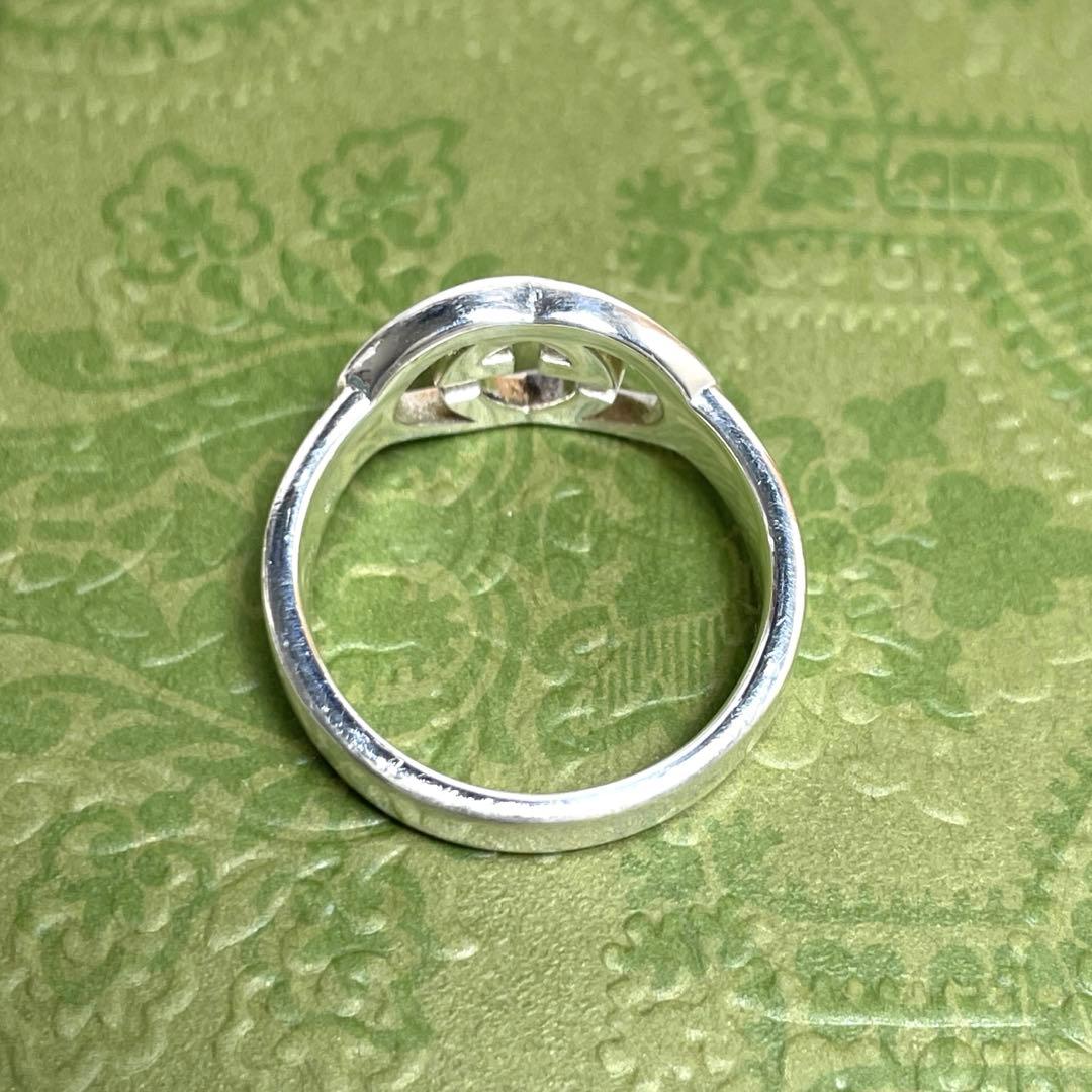 GUCCIグッチ インターロッキングGGリング 12号　メンズ/レディース