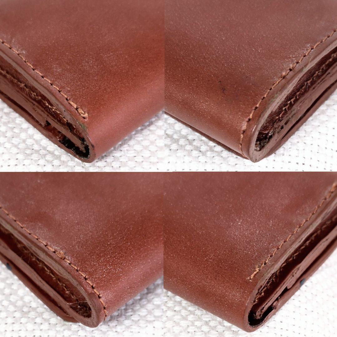 グレンロイヤルGLENブライドルレザーカードケース名刺入れ茶