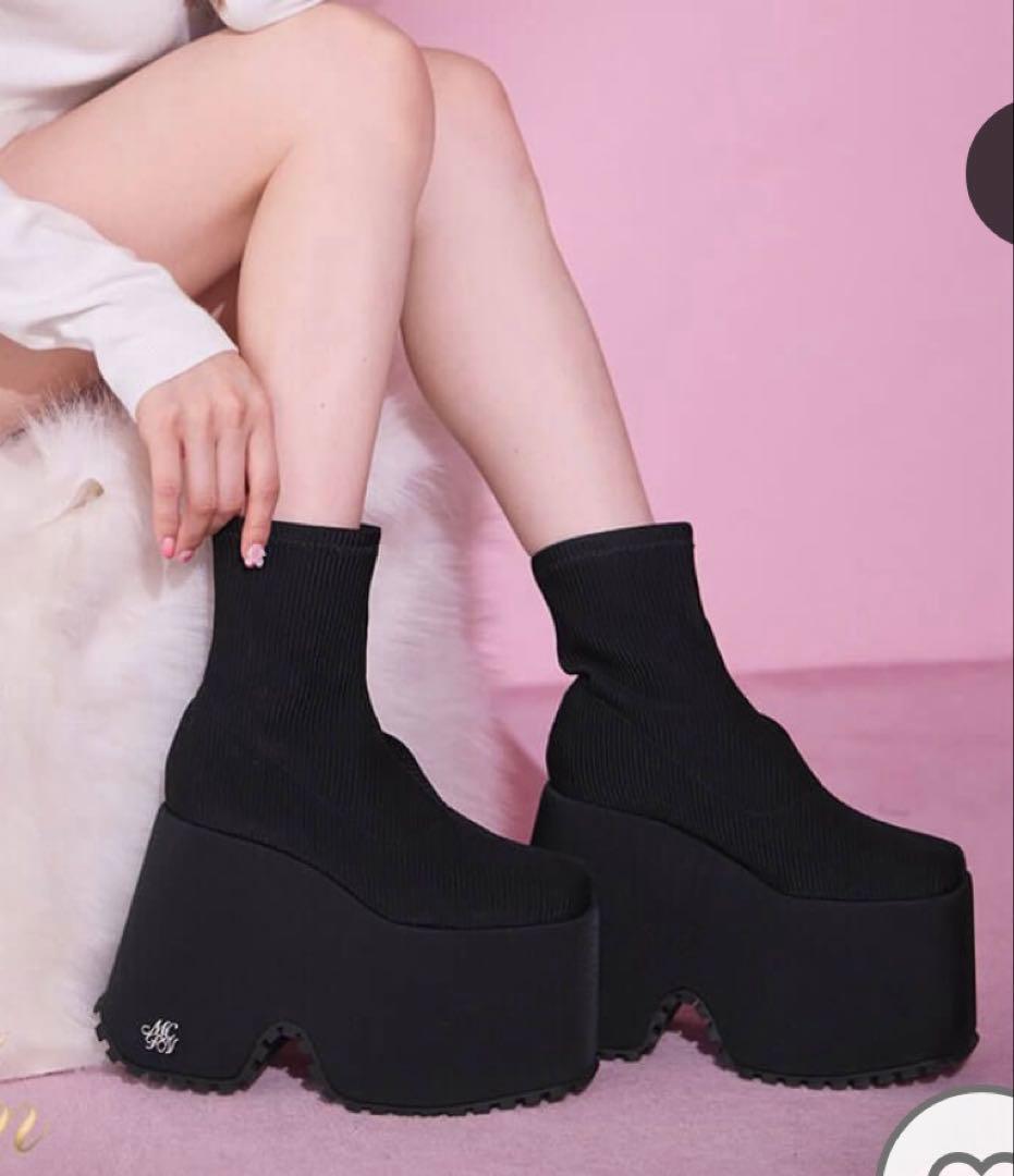 ミシェルマカロン14.5cm 最強盛れショートブーツ　Lサイズ