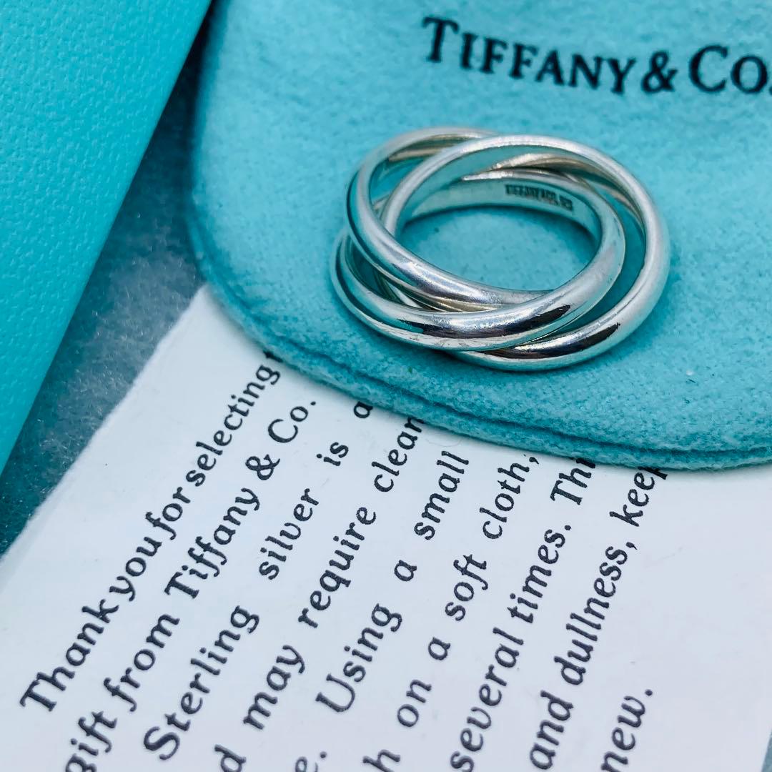 g*o様 最終値下げ！　ティファニー リング インターロッキング 3連　AG92