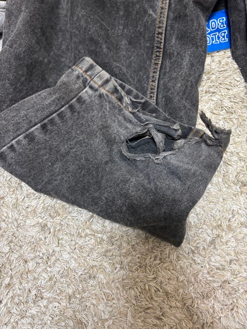 BIGBOY ダークグレー デニムパンツ S