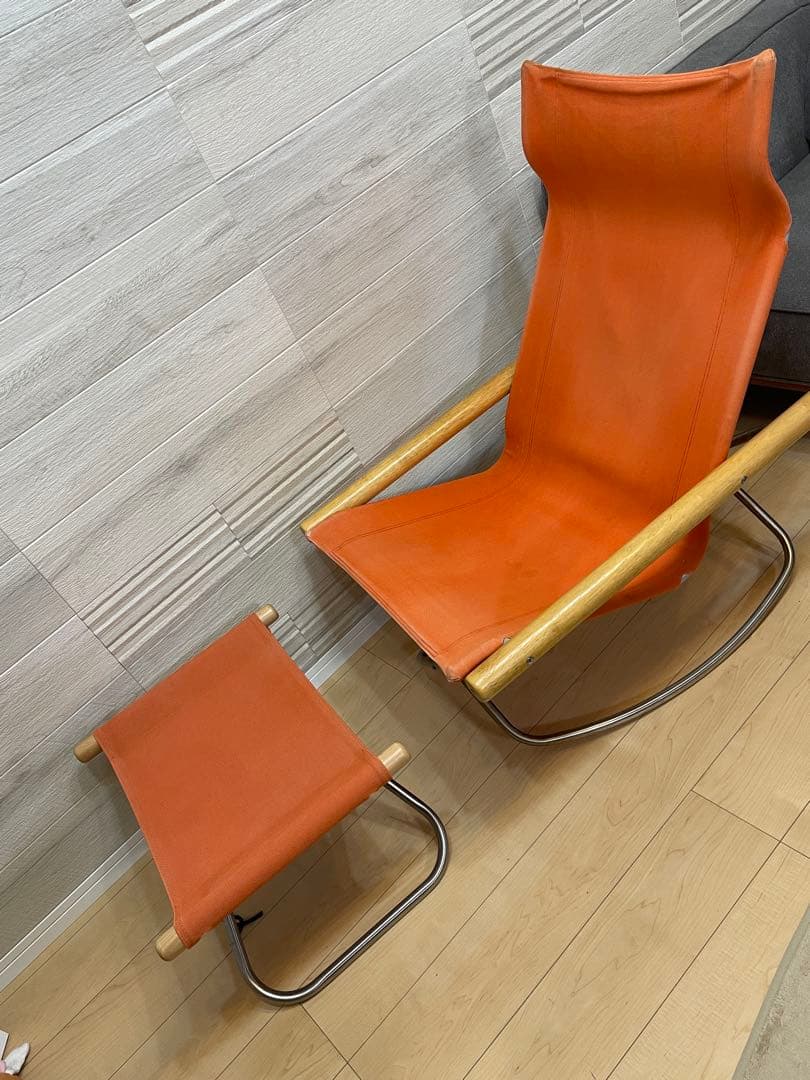 S*o様 NychairX ロッキングチェア オットマン付