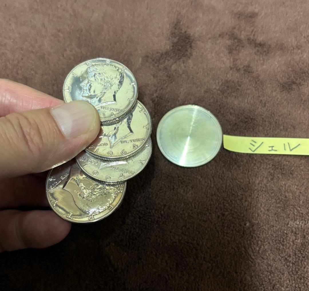 シルバーハーフ　シェルセット　1964年　ケネディ　銀貨