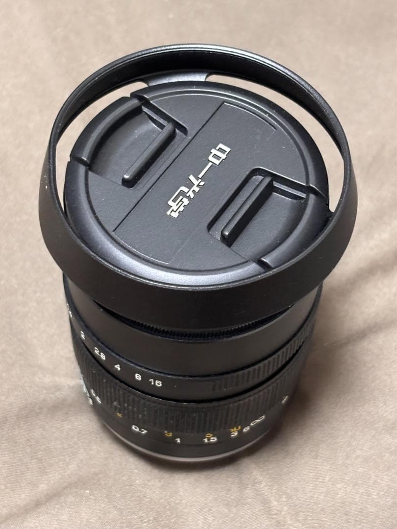 中一光学 Xマウント マニュアル 35mm F0.95 フィルター+フード付き