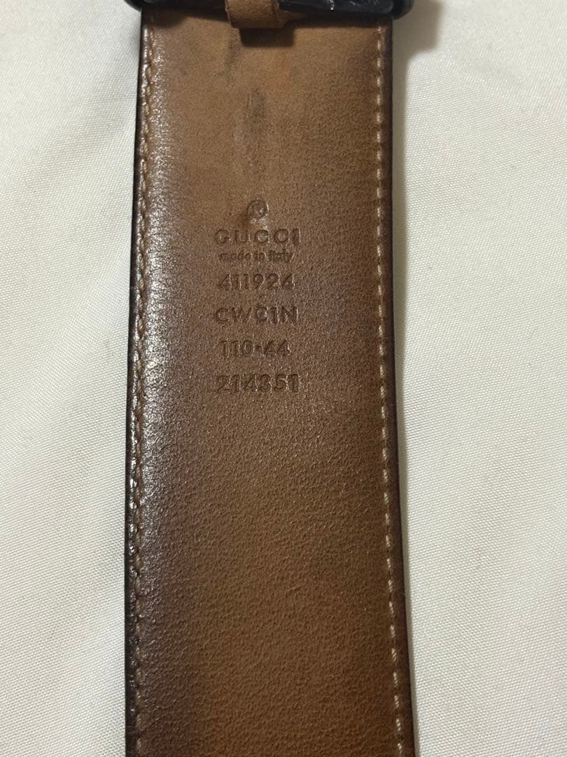 GUCCI レザーベルト