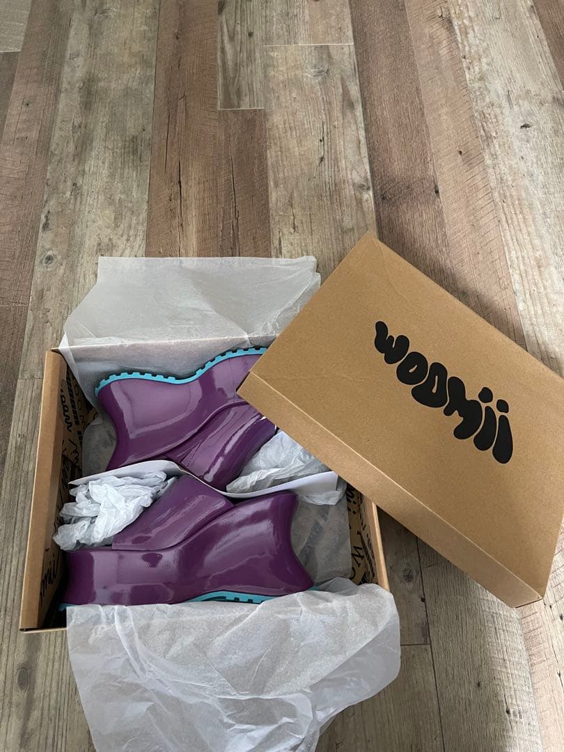 WOOMII コレット パープル クリンクル　37 試し履きのみ