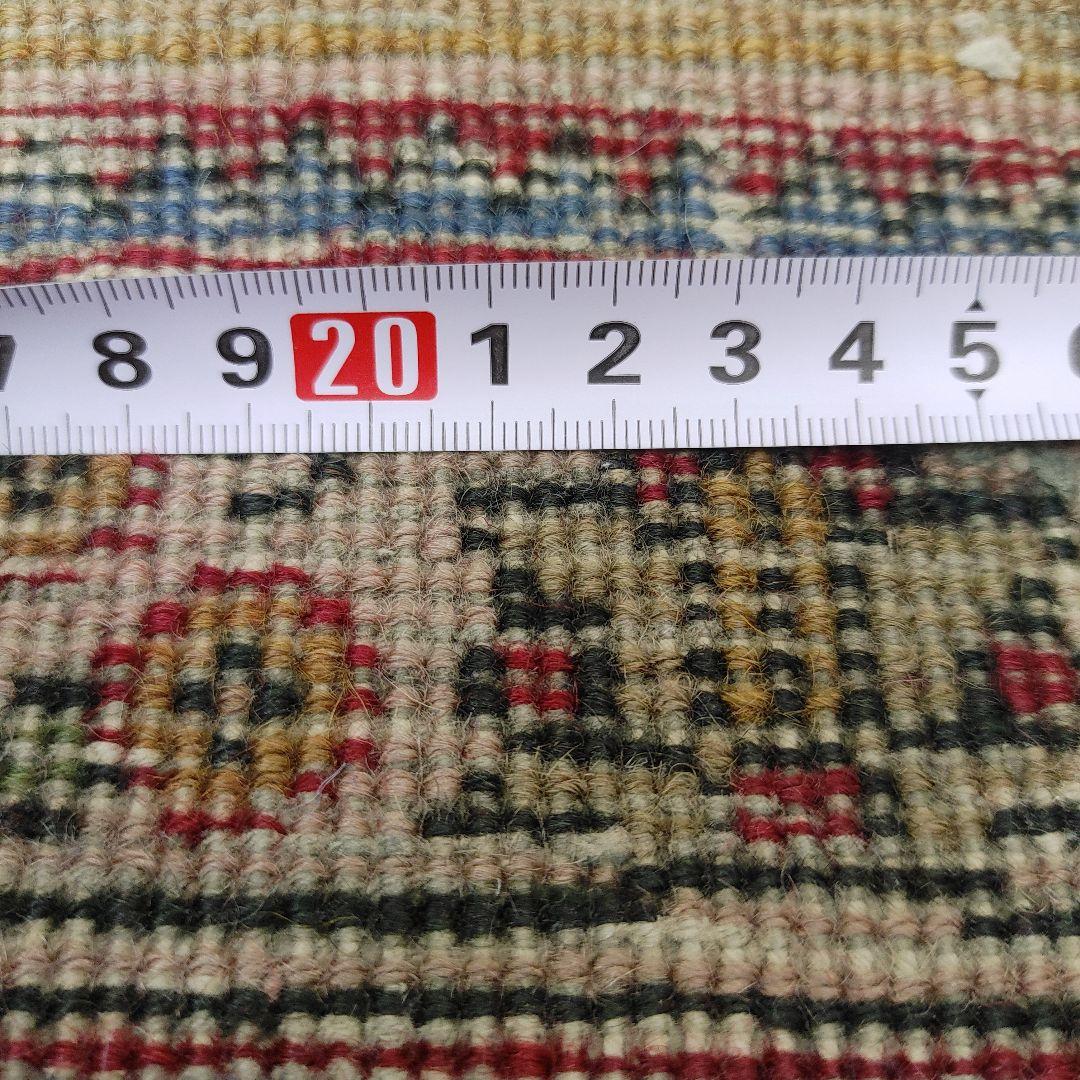 ペルシャ絨毯 パッチワーク アンティーク 206x146手織り クリーニング済み