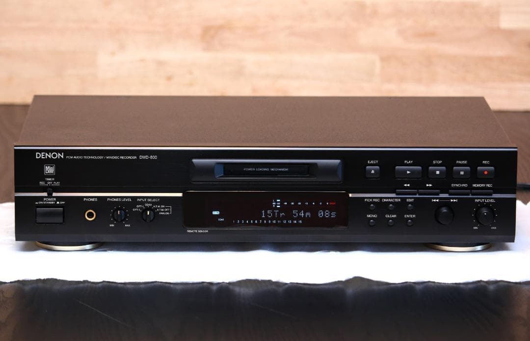 DENON DMD-800　MDプレーヤー/レコーダー　 日本製　ブラック
