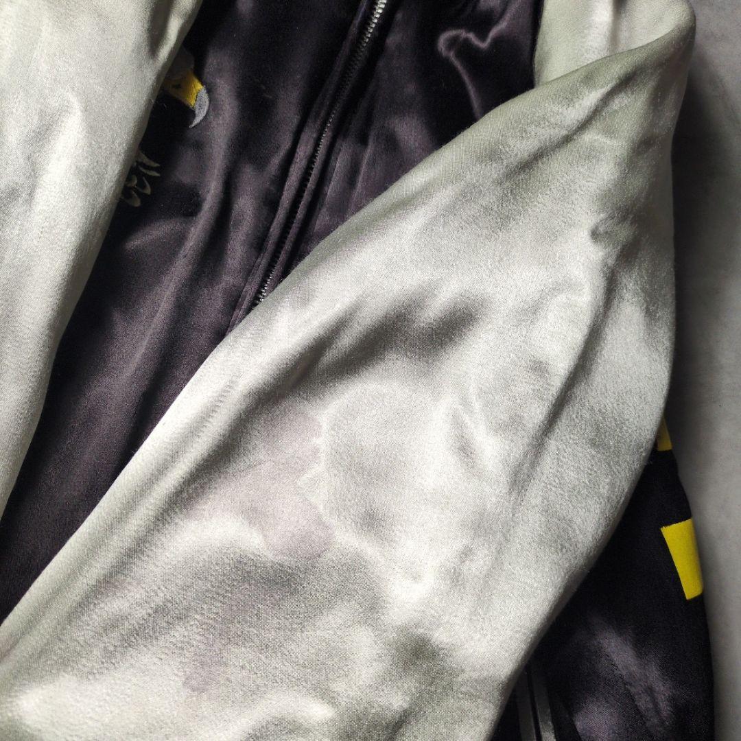 00s PPFM サテン 別珍 リバーシブル 刺繍 スカジャン