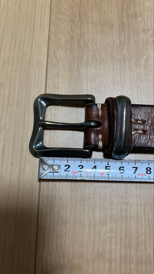 VINTAGE WORKS レザーベルト ブラウン