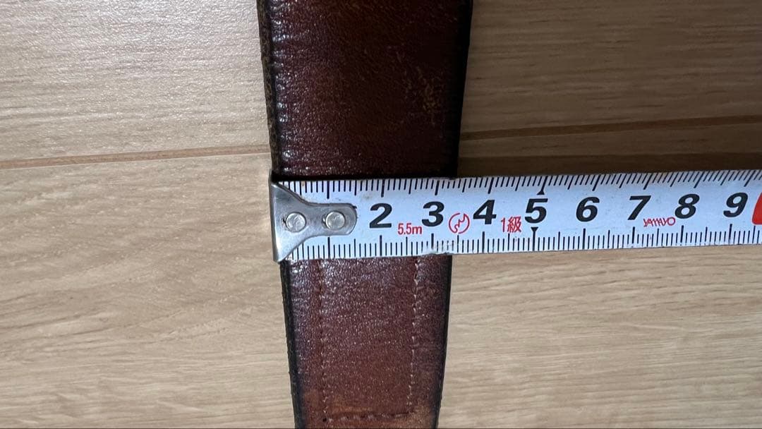 VINTAGE WORKS レザーベルト ブラウン