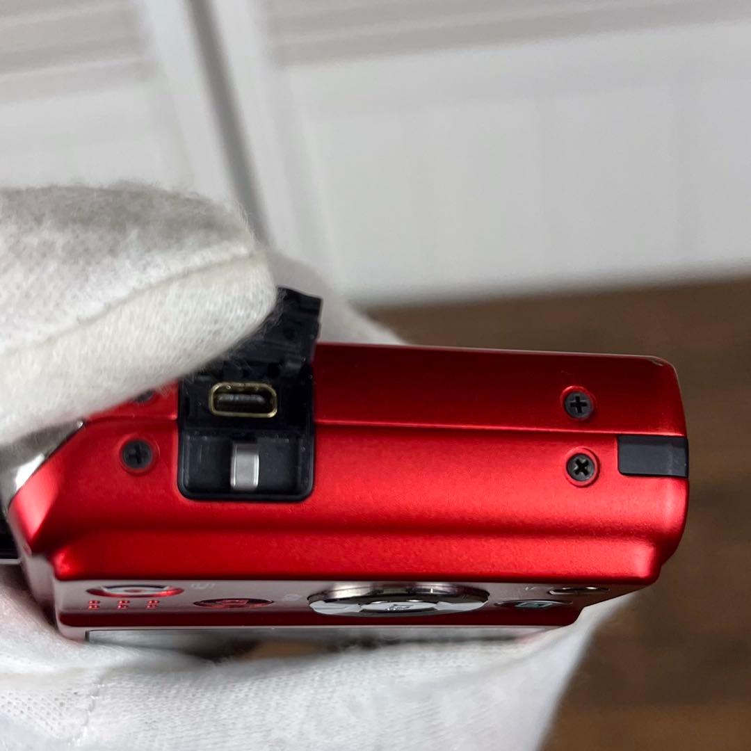 【匿名発送】カシオ　CASIO EXILIM デジタルカメラ　レッド　充電器付属