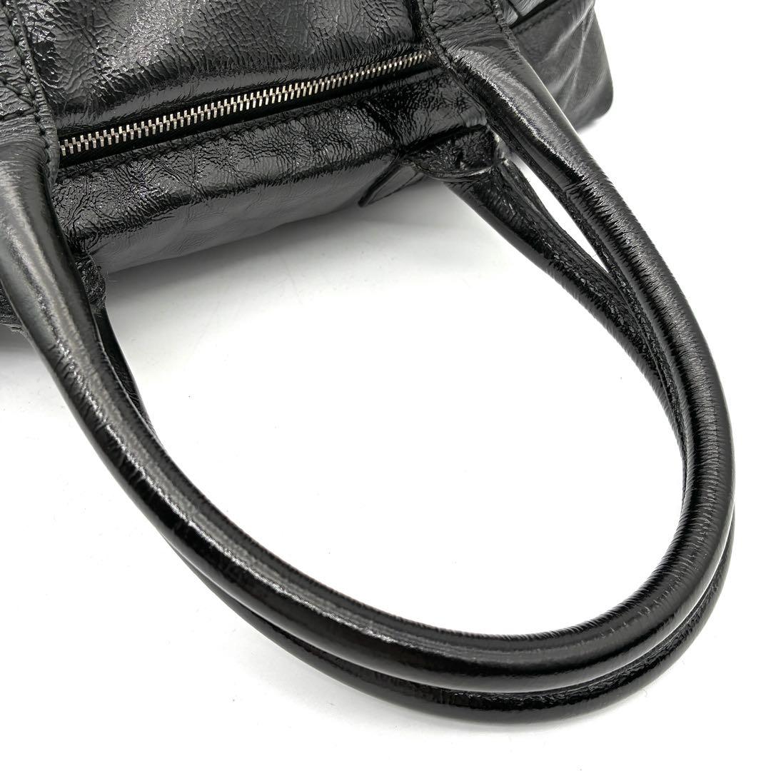 美品 イヴサンローラン リヴゴーシュ イージー ボストンバッグ Yロゴ レザー