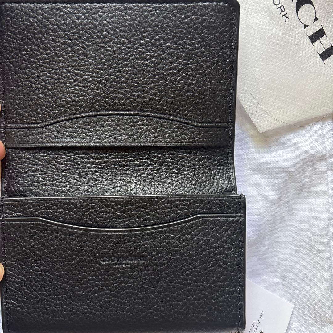 コーチ名刺入れ　ブラック　未使用