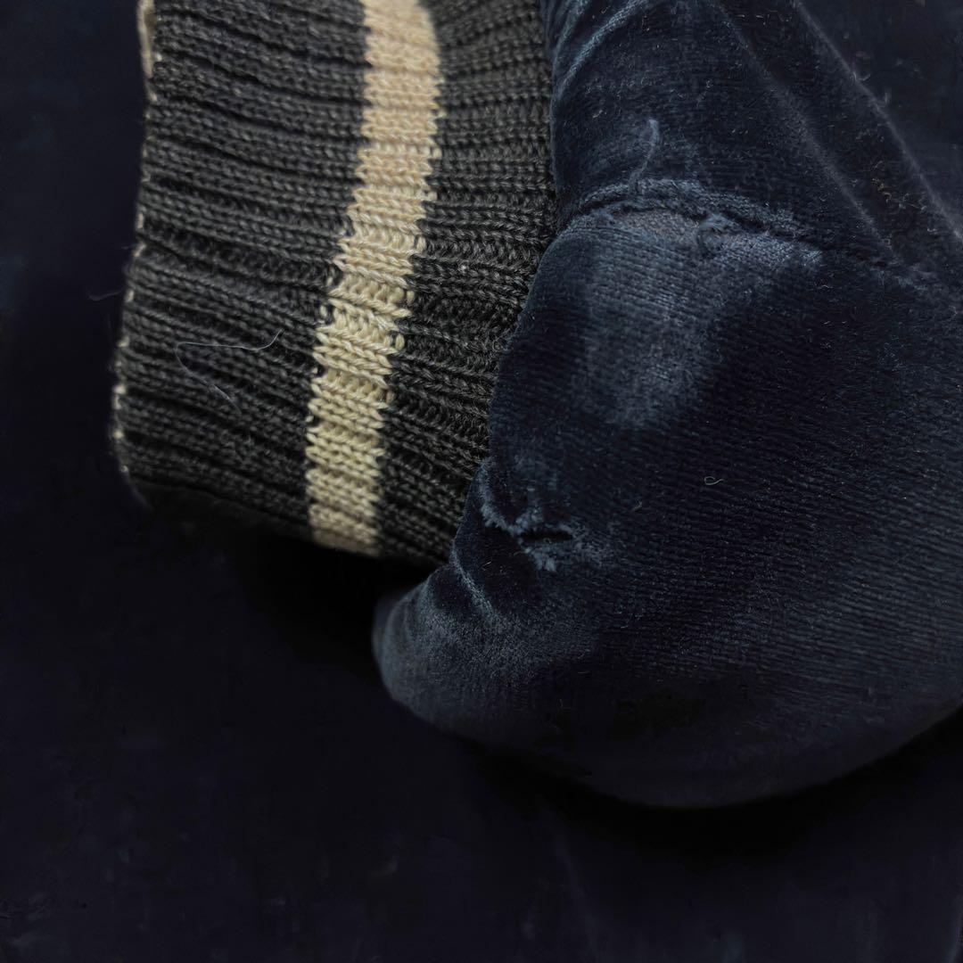 レミニッセンス　リバーシブル　別珍　スカジャン　サテンキルティング　総刺繍　L