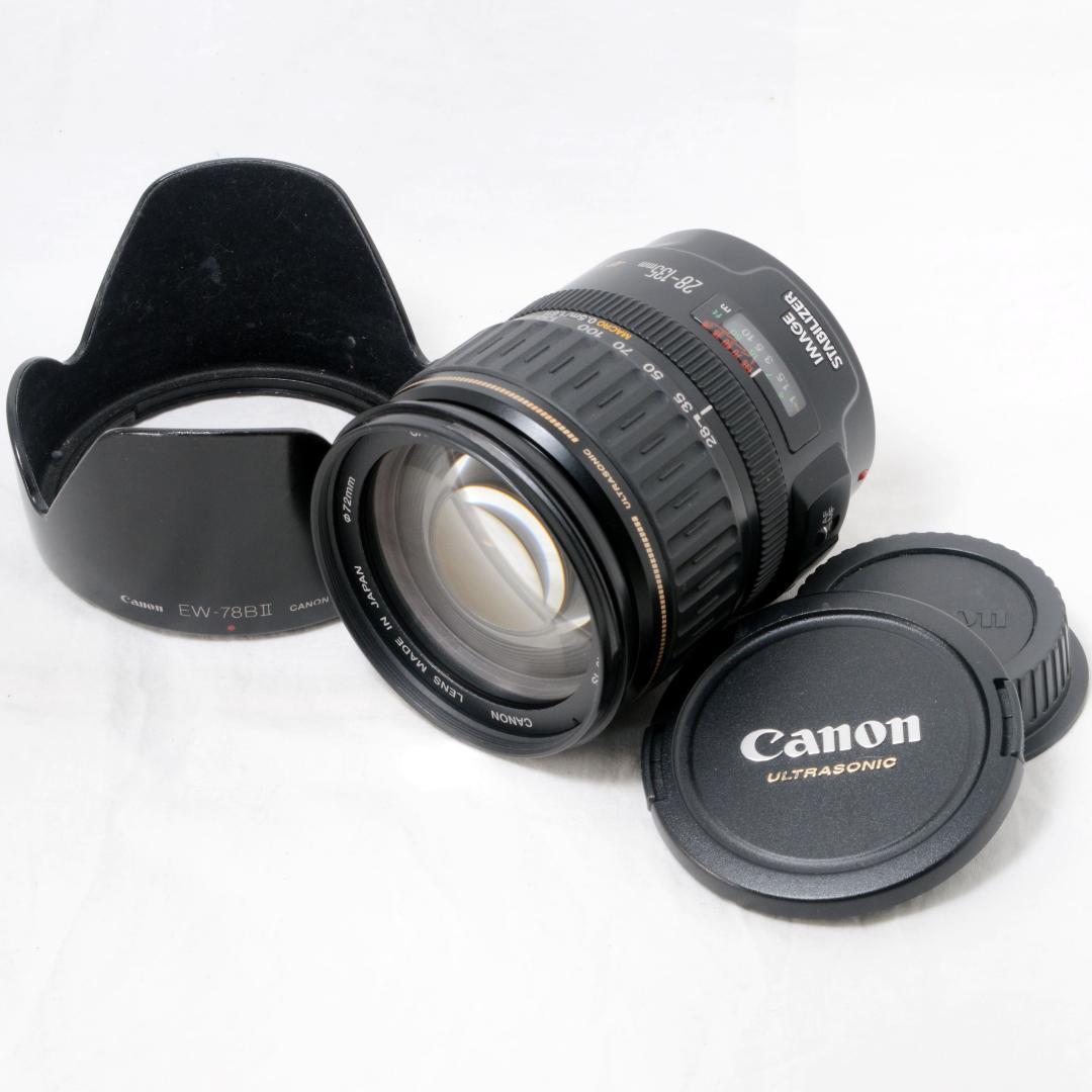 ★良品★Canon キャノン EF 28-135mm IS USM★フード付き★