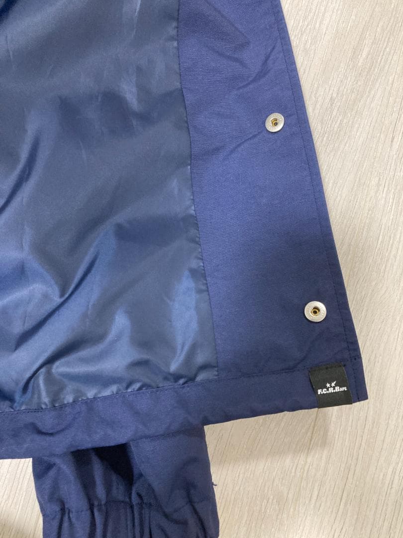【超希少品】BAPE x FCRBコラボ COACH JACKET ネイビーL