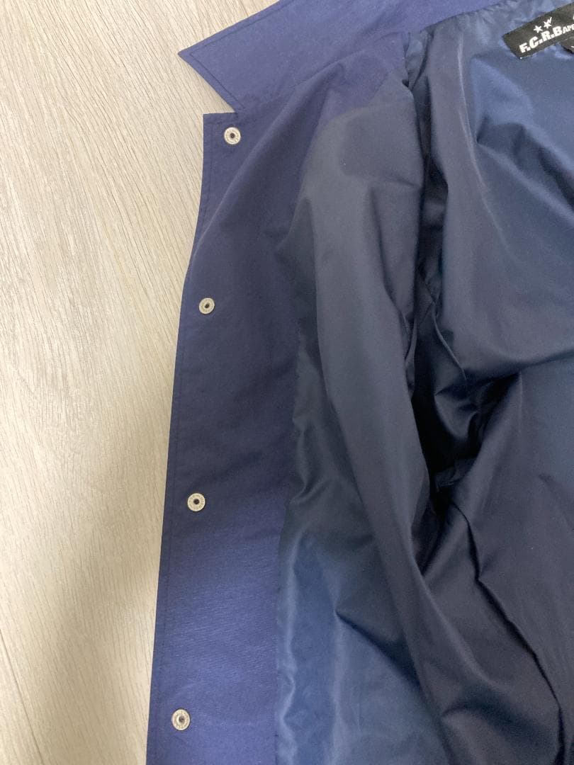 【超希少品】BAPE x FCRBコラボ COACH JACKET ネイビーL