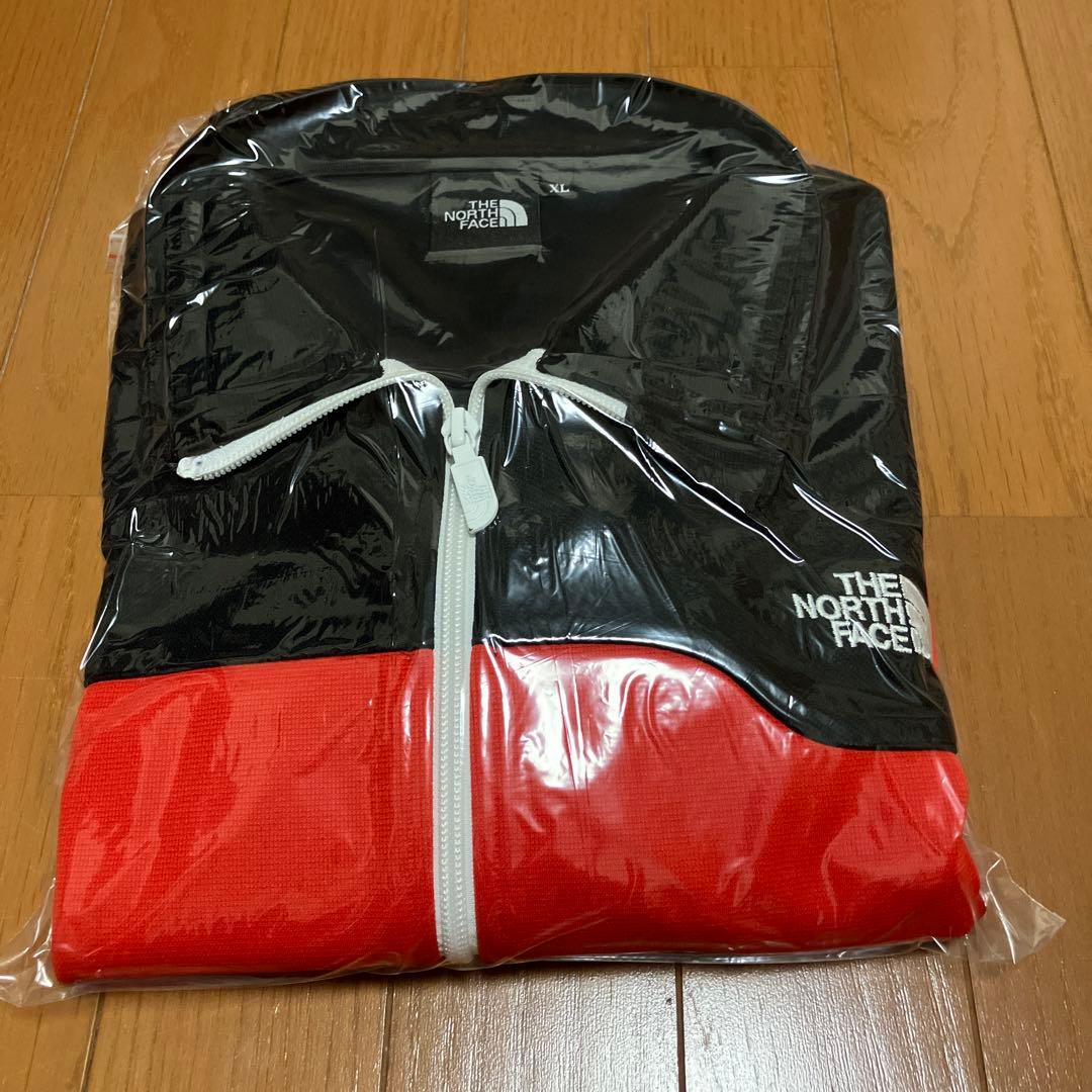 ノースフェイス トラックジャケット ジャージ XL 赤×黒