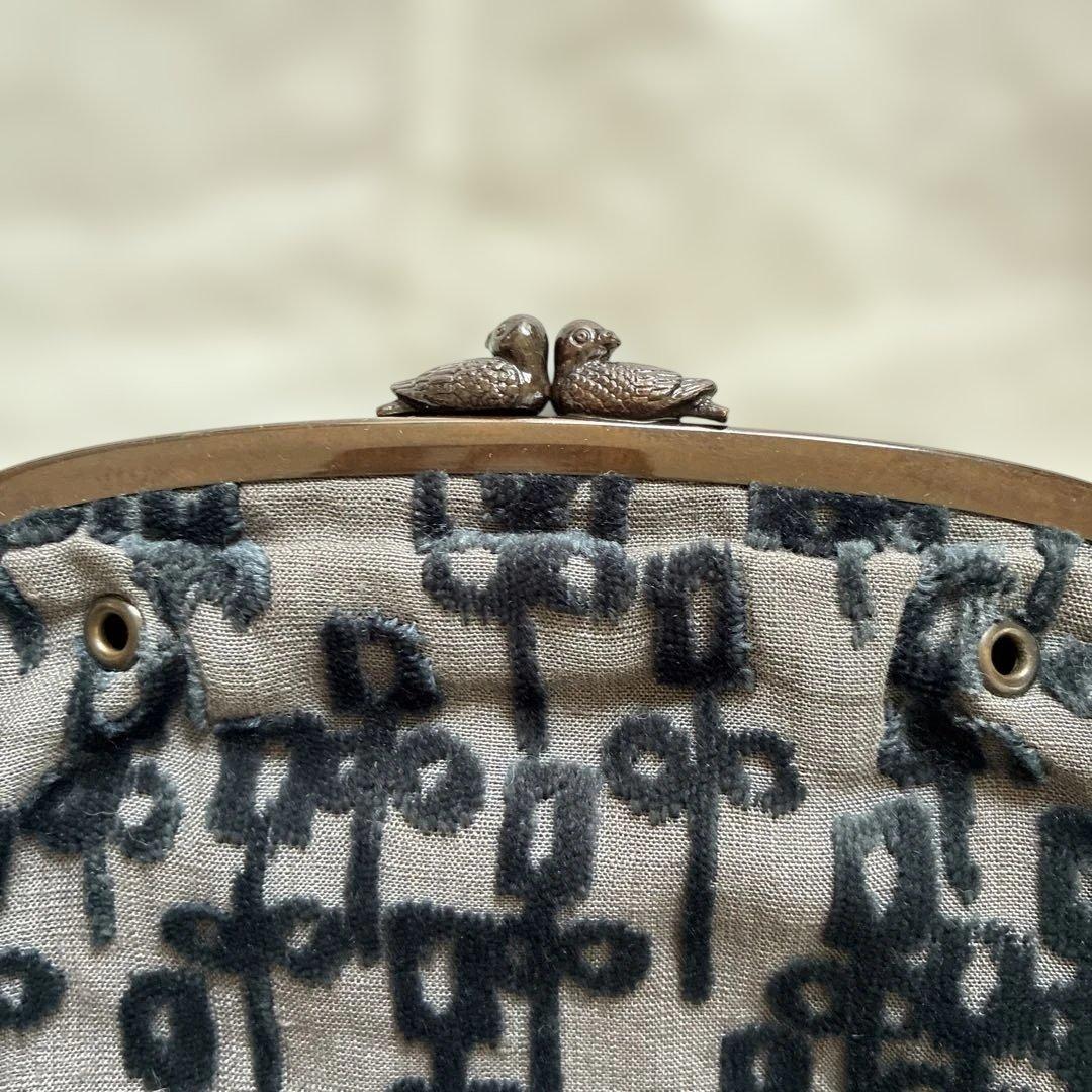 ミナペルホネン cuddle bag chorus 鳥さん口金　難あり