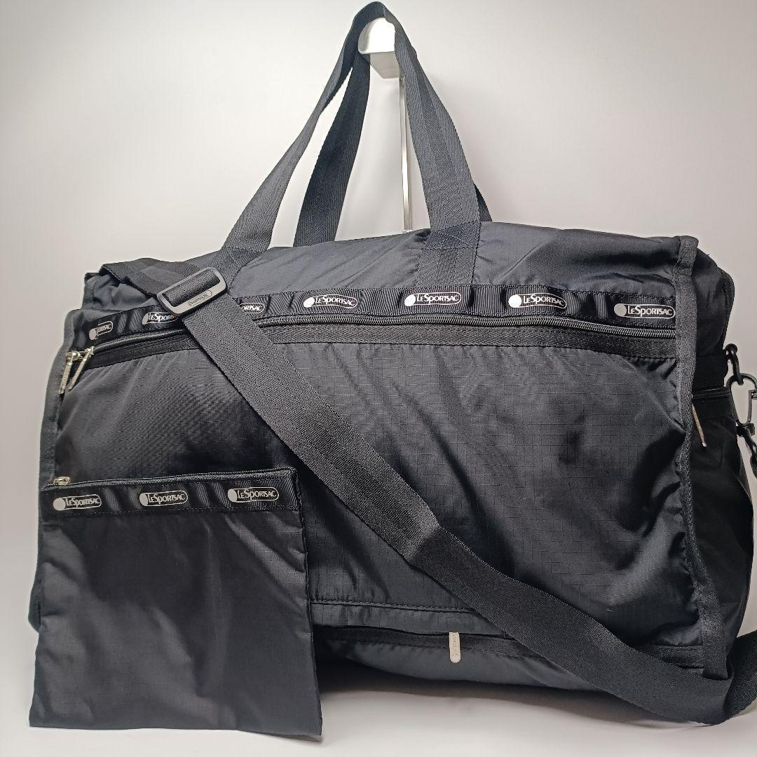 レスポートサック　ブラック　2way ショルダー　 ボストンバッグ ポーチ付き