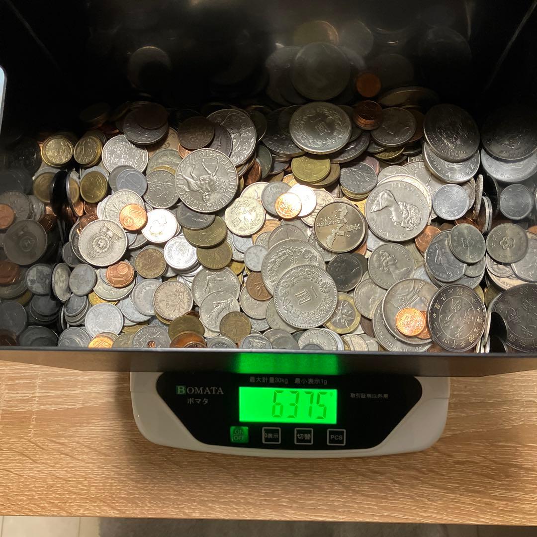 外国　日本古銭　まとめ売り　約6.3kg