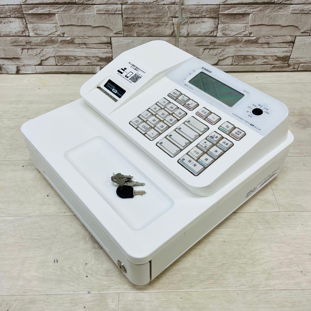 CASIO カシオ 電子レジスター SR-G3 ホワイト Bluetooth搭載